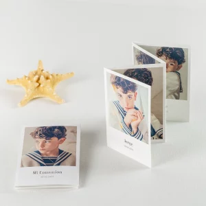 Paper Folio Armonía (pack de 4) — Acordeón de fotos impreso en True White Matte con tus fotografías personalizadas.