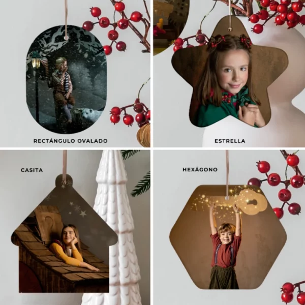 Los adornos para árbol de Navidad en metacrilato personalizados son la opción ideal para quienes buscan una decoración original y duradera.