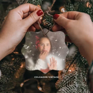 colgador para arbolito de Navidad personalizado