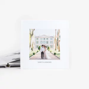 El Álbum de Fotografías con Portada Personalizada es un álbum fotográfico profesional de lujo, ideal para bodas, sesiones familiares o newborn.