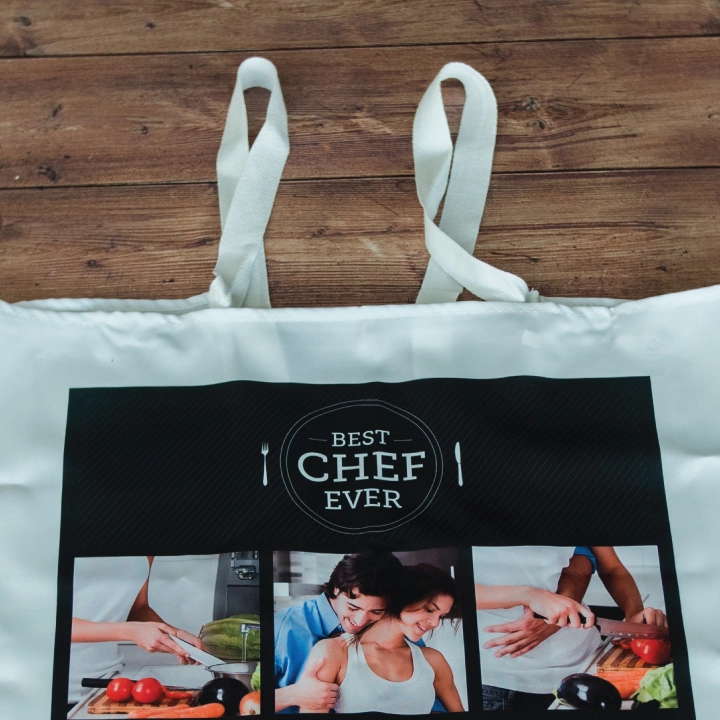 Delantal de cocina personalizado con tu foto favorita