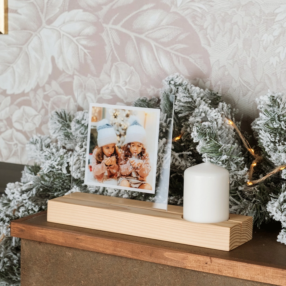 Marco de Fotos Personalizado con Vela